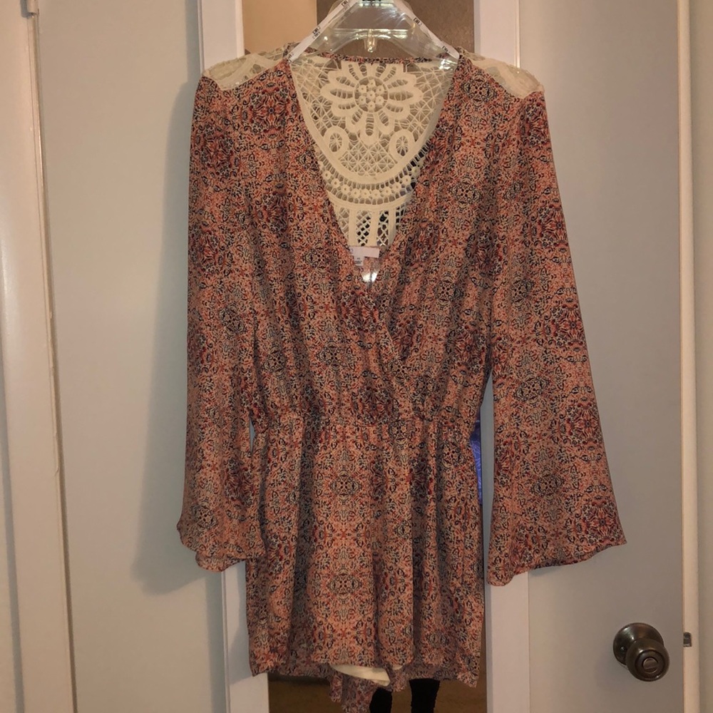 Patterned Romper - image 1